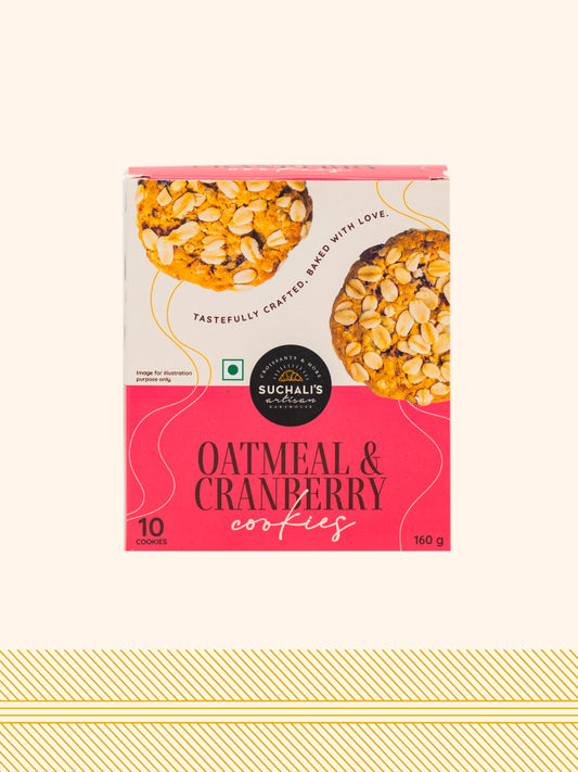 Oatmeal & cranberry cookies