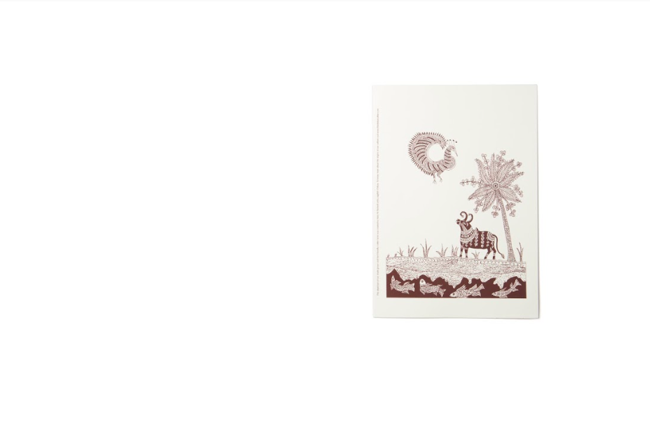 Peacock and Bull Screen Print- Buy Freshly Roasted Coffee Beans Online - Blue Tokai Coffee Roasters